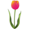 Tulip emoji on Emojidex